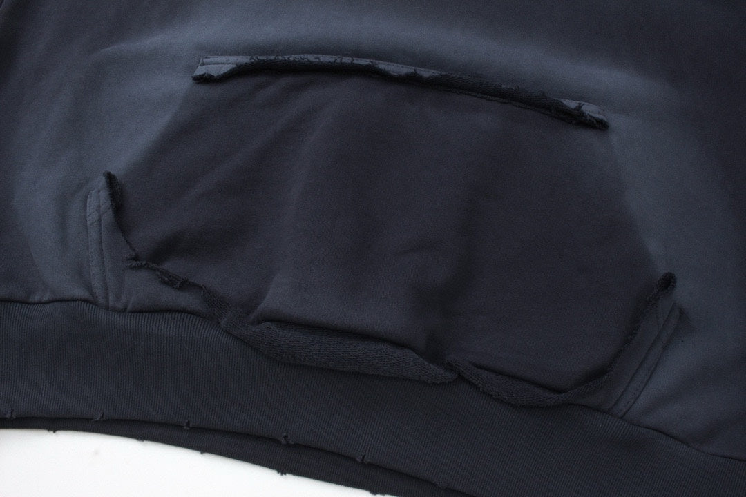 Distressed Pockets Sweatshirt