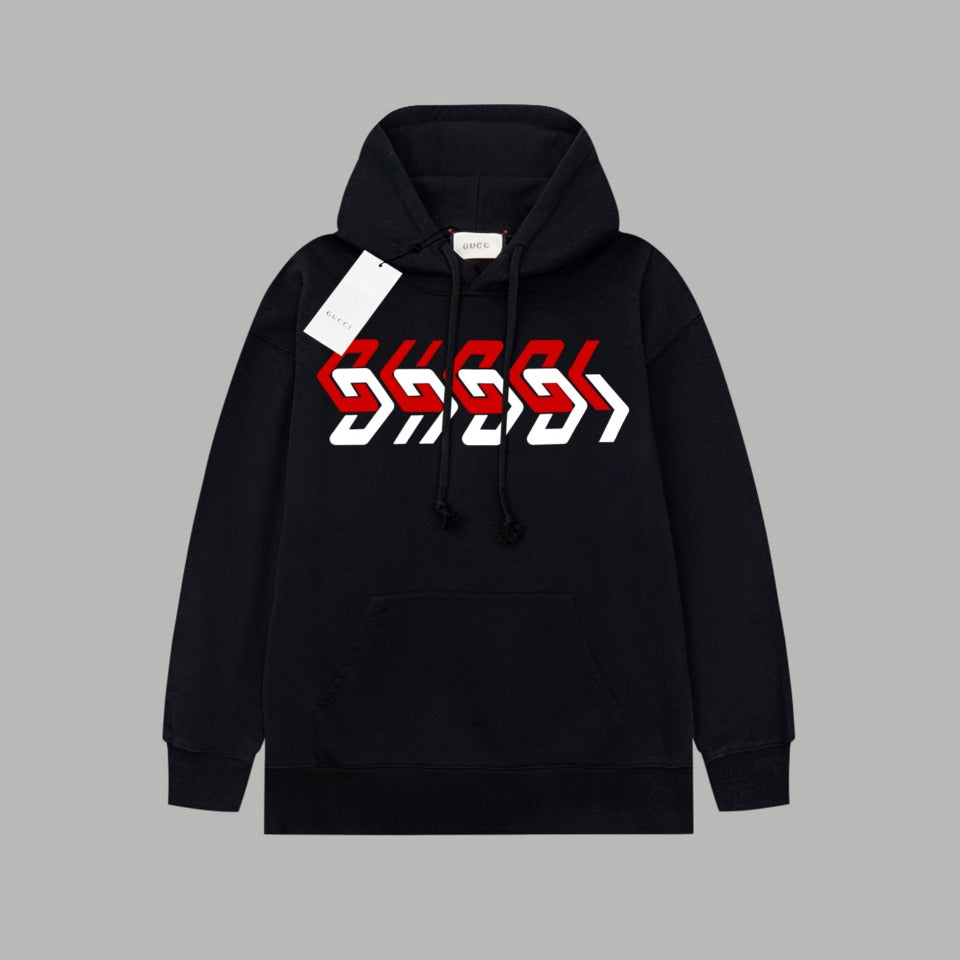 Classic Contrasting Letters Hoodie