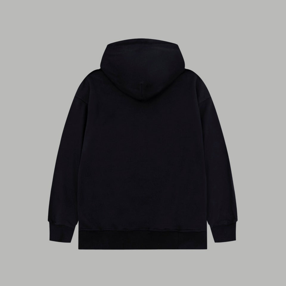 Classic Contrasting Letters Hoodie