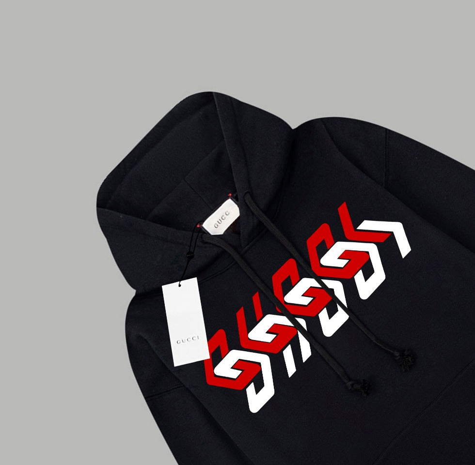 Classic Contrasting Letters Hoodie