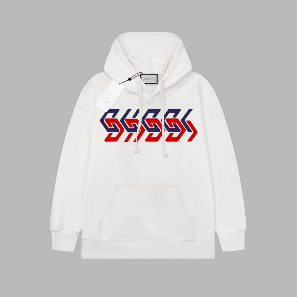 Classic Contrasting Letters Hoodie