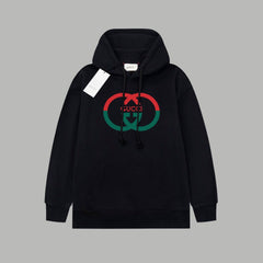 Contrast Color Double G Hoodie