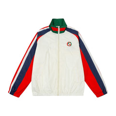 Colorblock Back Print Jacket