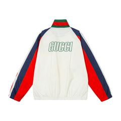 Colorblock Back Print Jacket