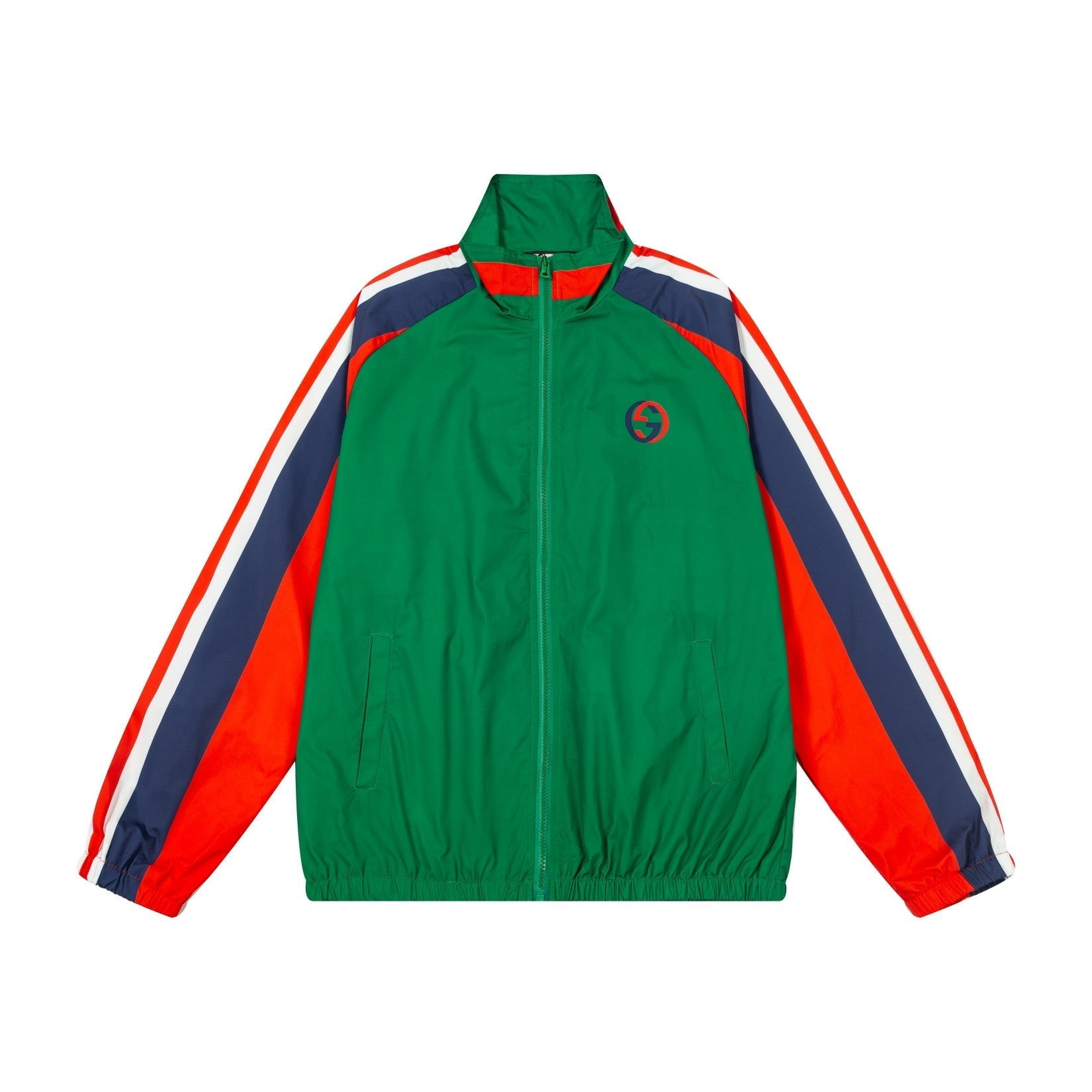 Colorblock Back Print Jacket