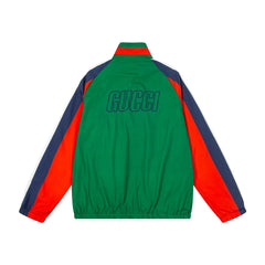 Colorblock Back Print Jacket
