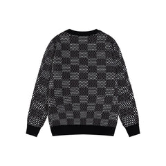 Checkerboard Jacquard Craft Sweatshirt