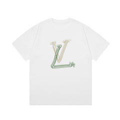 Graffiti Curve Print T Shirt