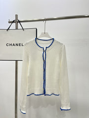 Handcrafted rope tied Xiaoxiang buttoned cardigan