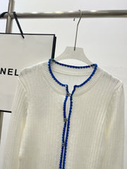Handcrafted rope tied Xiaoxiang buttoned cardigan