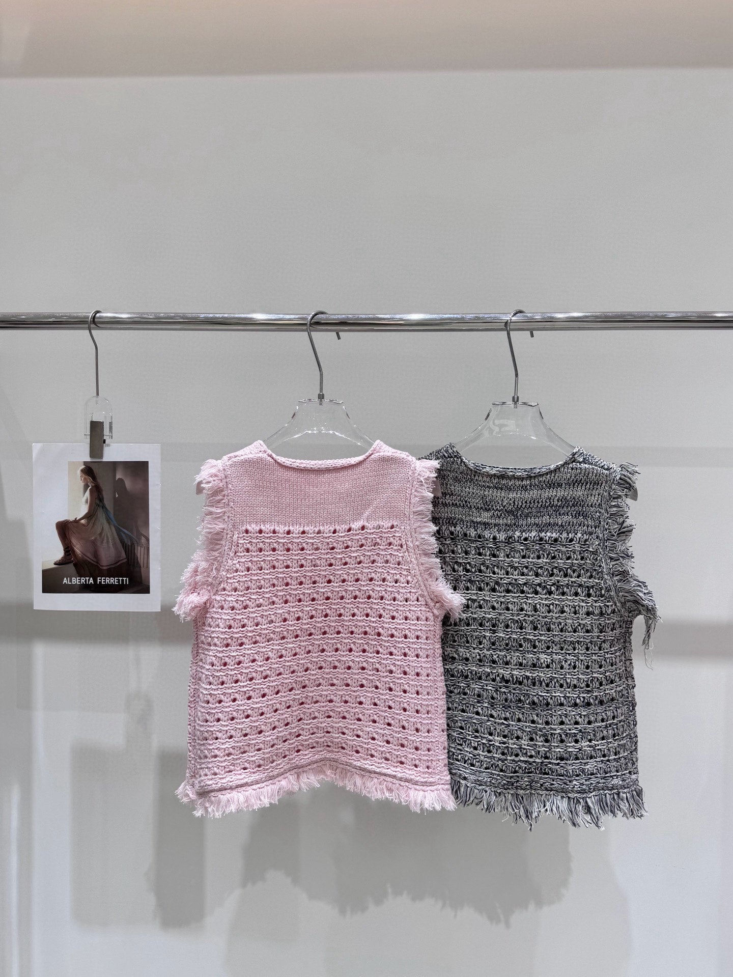 Mother hand woven vest jacket