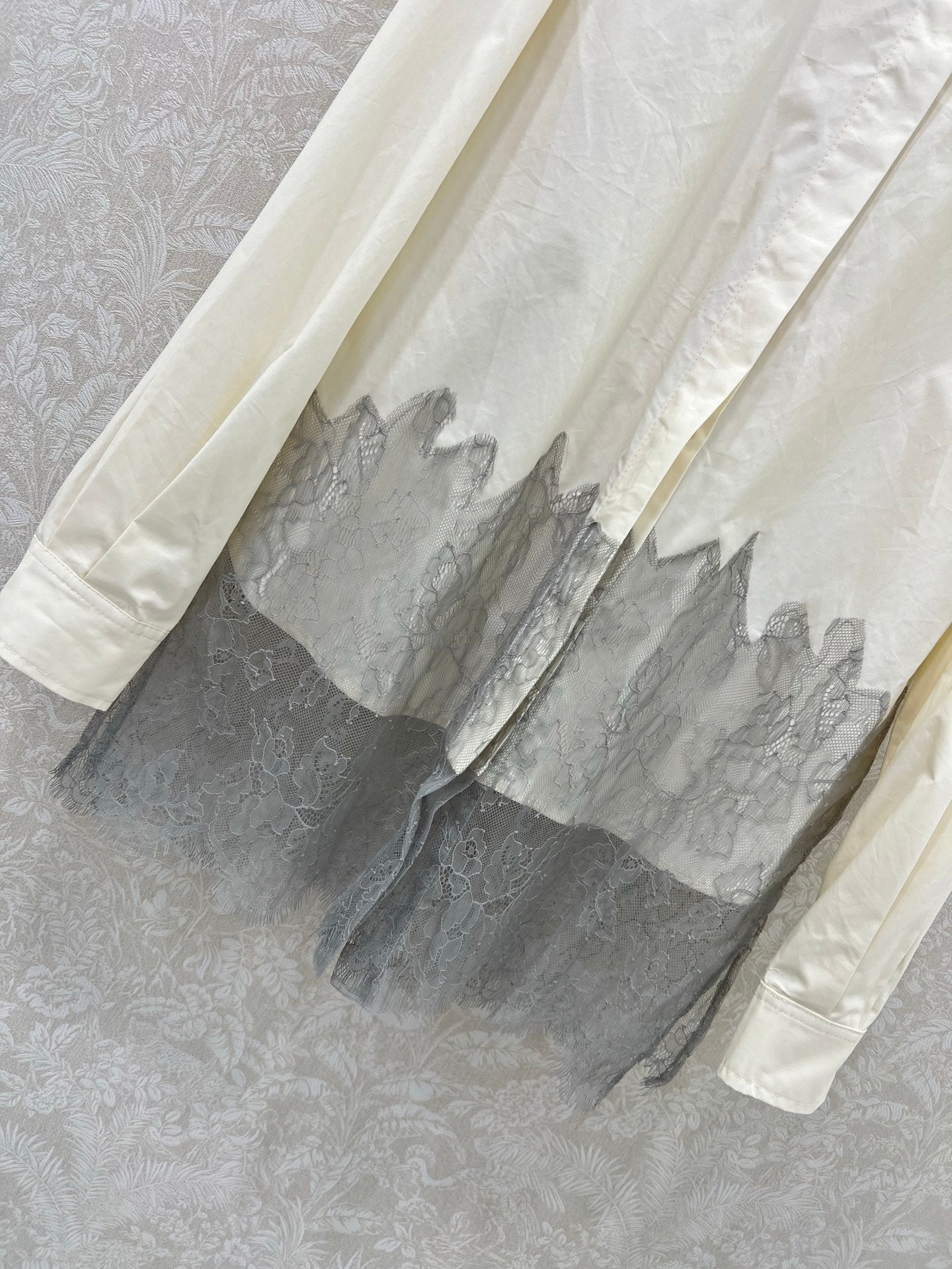 New patchwork lace shirt with very beautiful