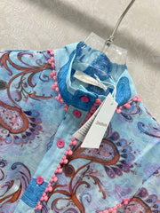 New small stand collar lantern long dress