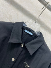 New collar belt shirt jacket