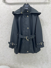 New detachable hooded waistband windbreaker jacket