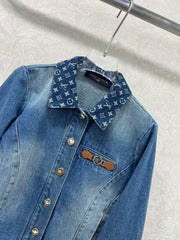 New retro washed denim jacket