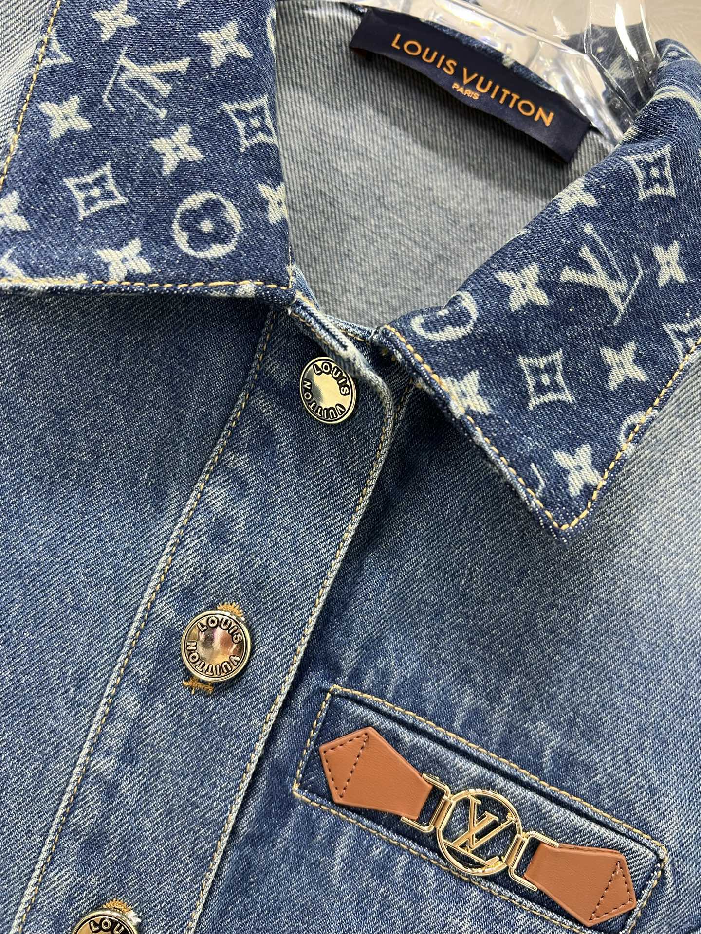 New retro washed denim jacket