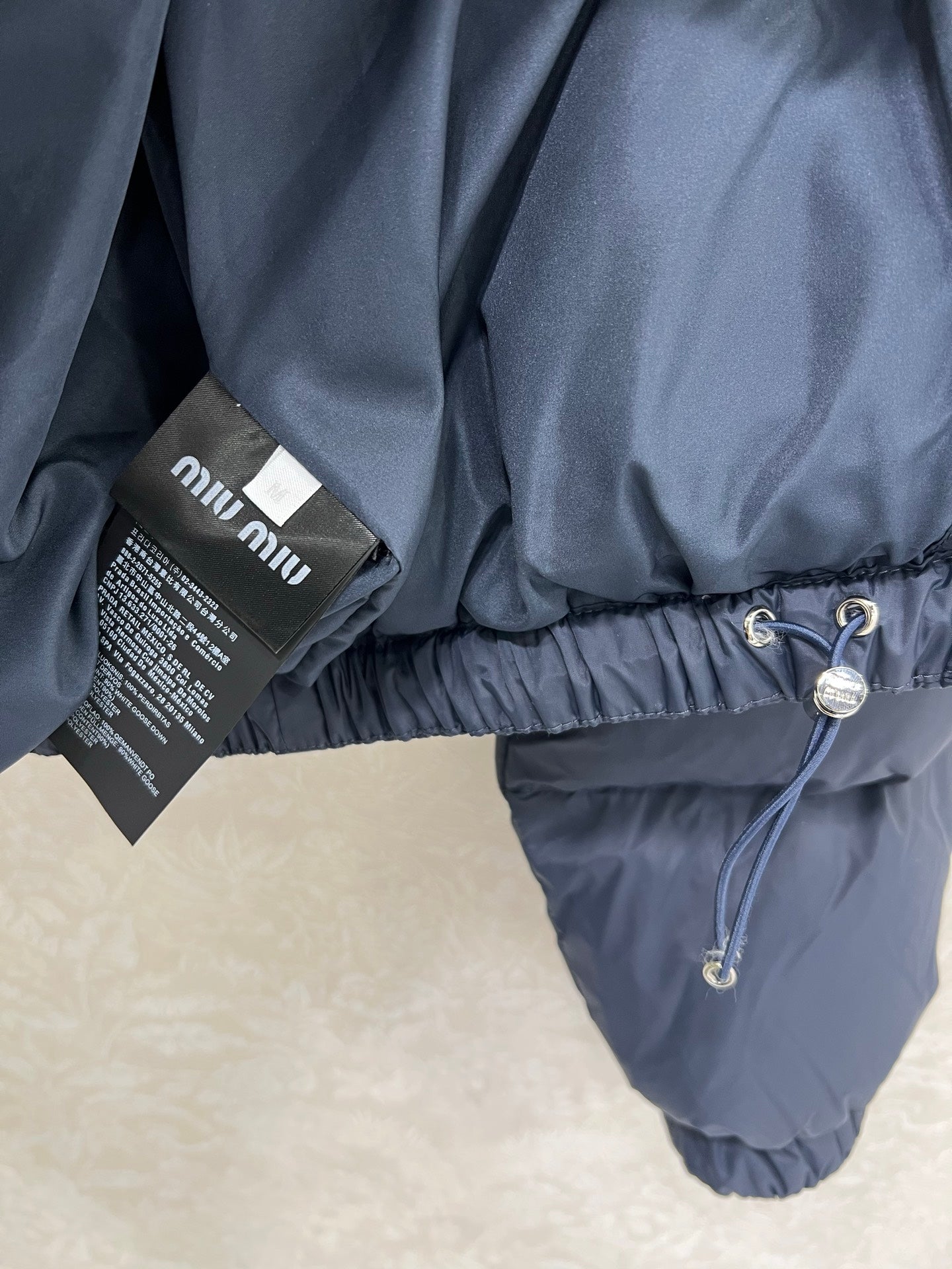 Stand up collar short down bread jacket