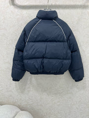 Stand up collar short down bread jacket