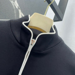 Roman cotton jacket with contrasting border design