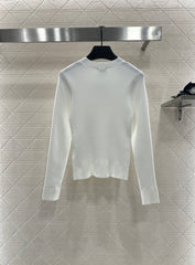 Bow tie long sleeved sweater