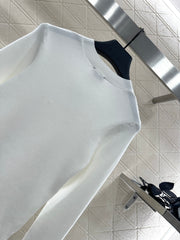 Bow tie long sleeved sweater