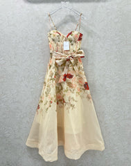 25 new rose print camisole dress