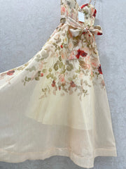 25 new rose print camisole dress
