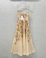 25 new rose print camisole dress