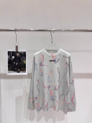 Mermaid knitted pullover sweater