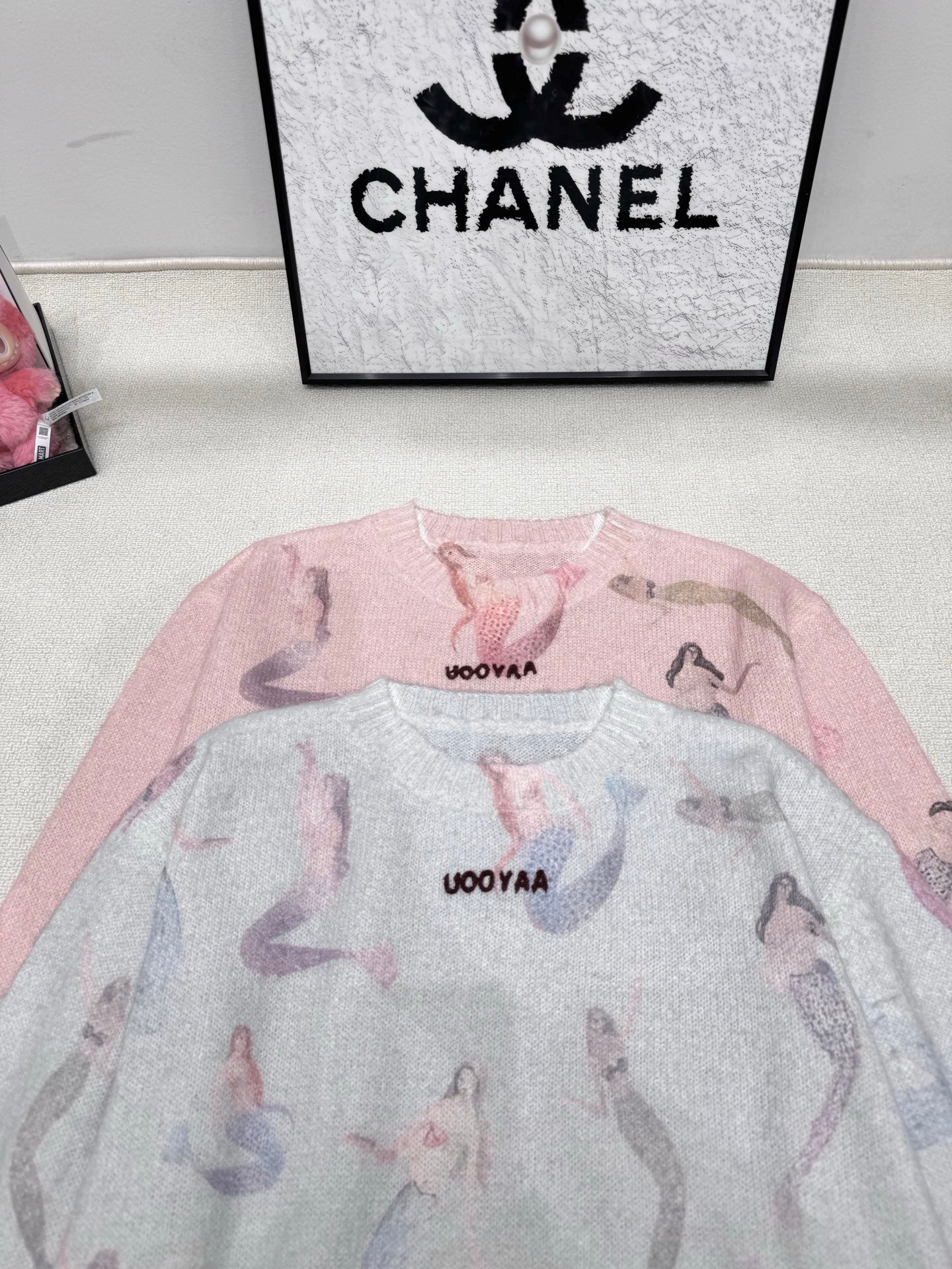 Mermaid knitted pullover sweater