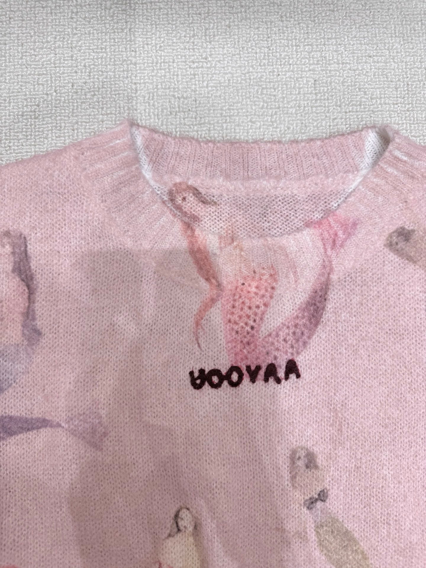 Mermaid knitted pullover sweater