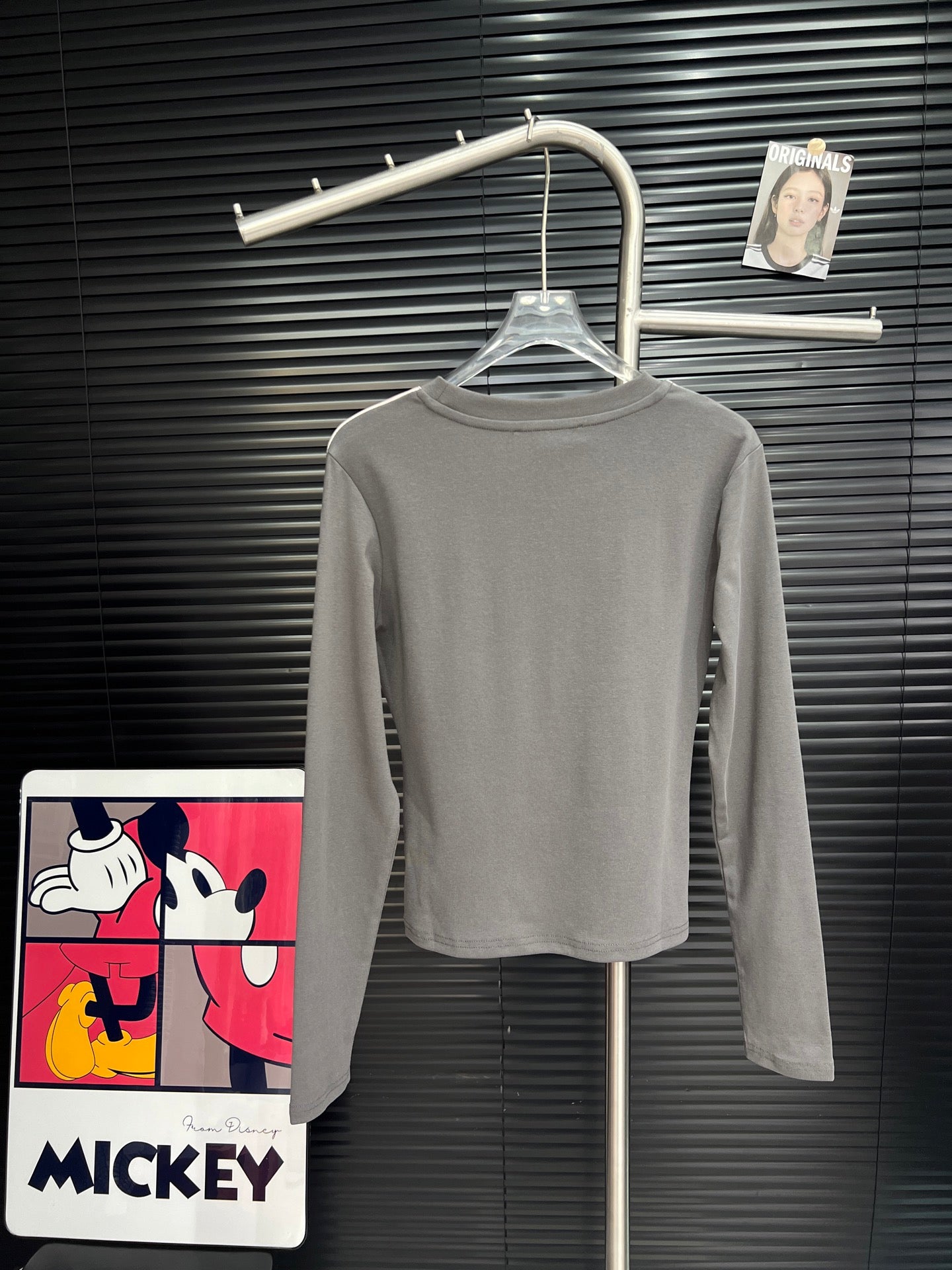 Vintage cat blend printed cotton base long sleeved shirt