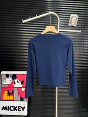Embroidered cotton long sleeves