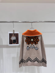 Zipper knit jacket