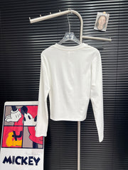 V-neck knitted cardigan