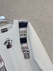 Printed cotton base long sleeved shirt