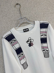 Printed cotton base long sleeved shirt