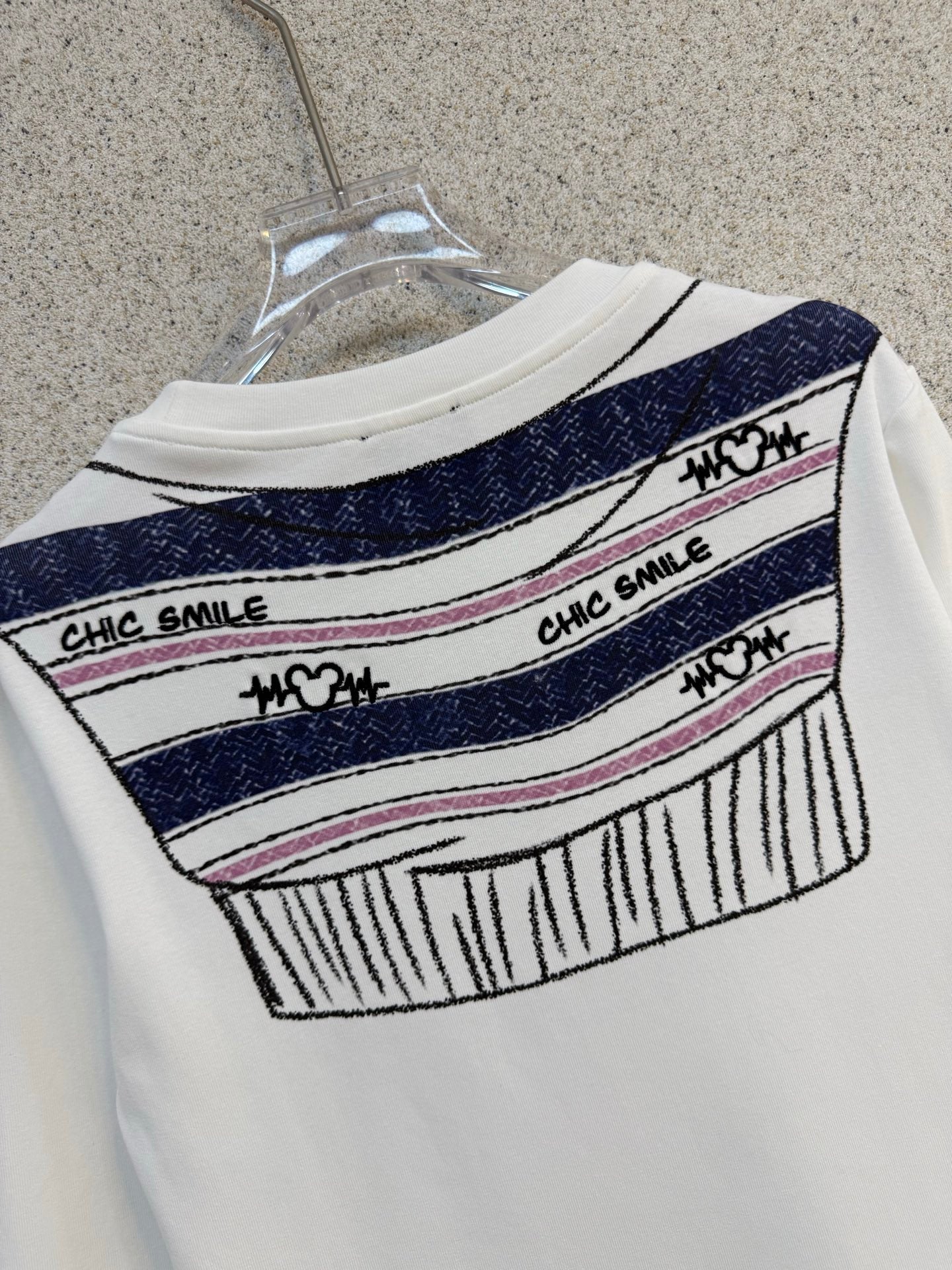 Printed cotton base long sleeved shirt