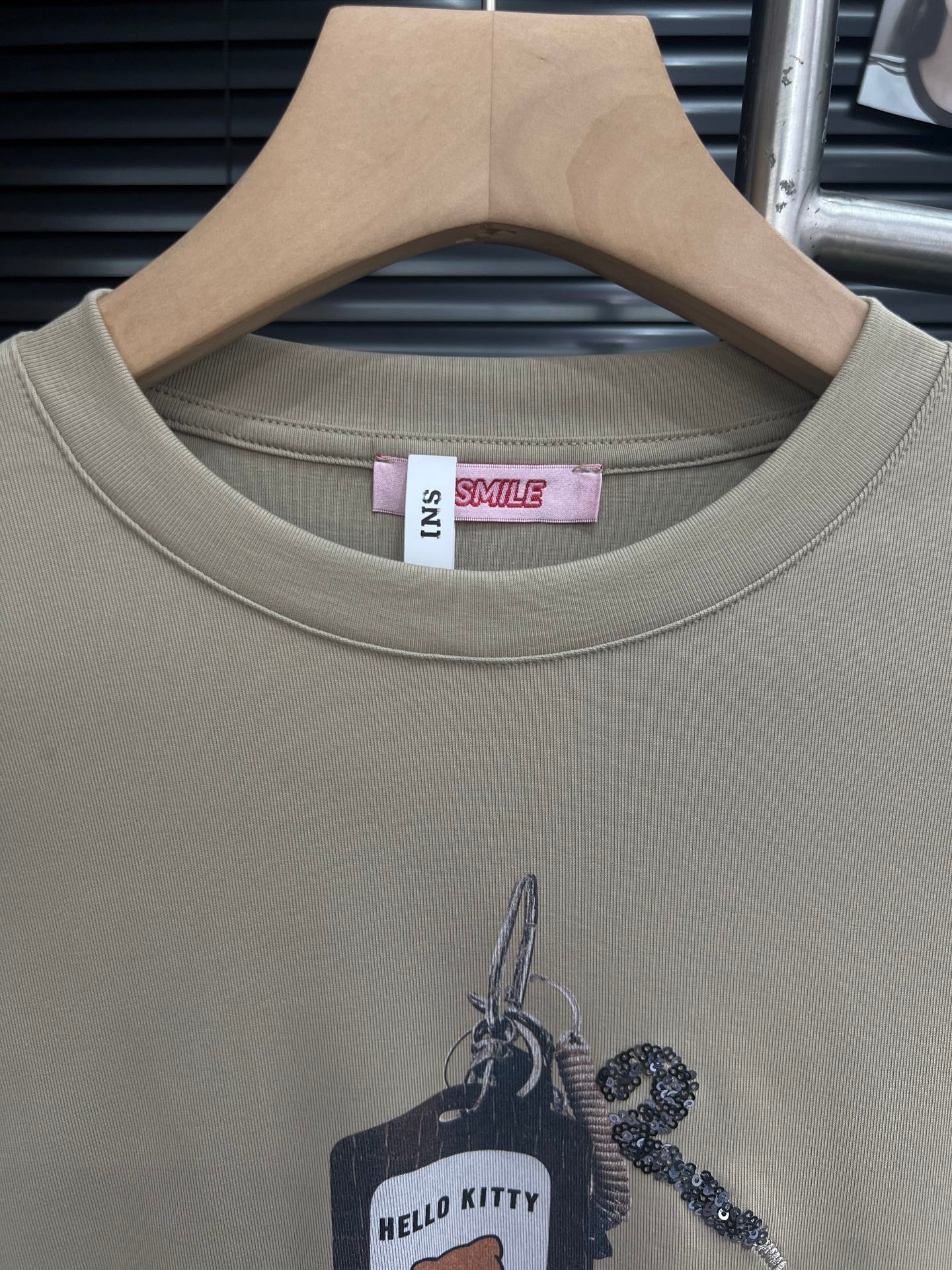 Printed cotton base long sleeved shirt