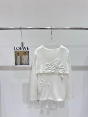 Octopus Navy collar pullover sweater