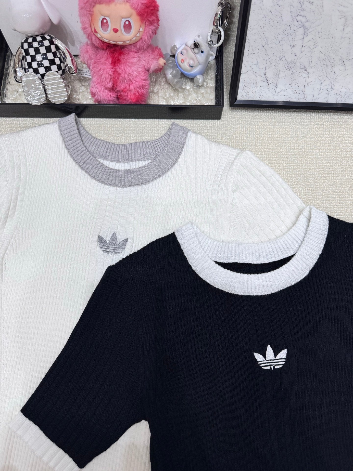 Sports and leisure knitted short sleeves