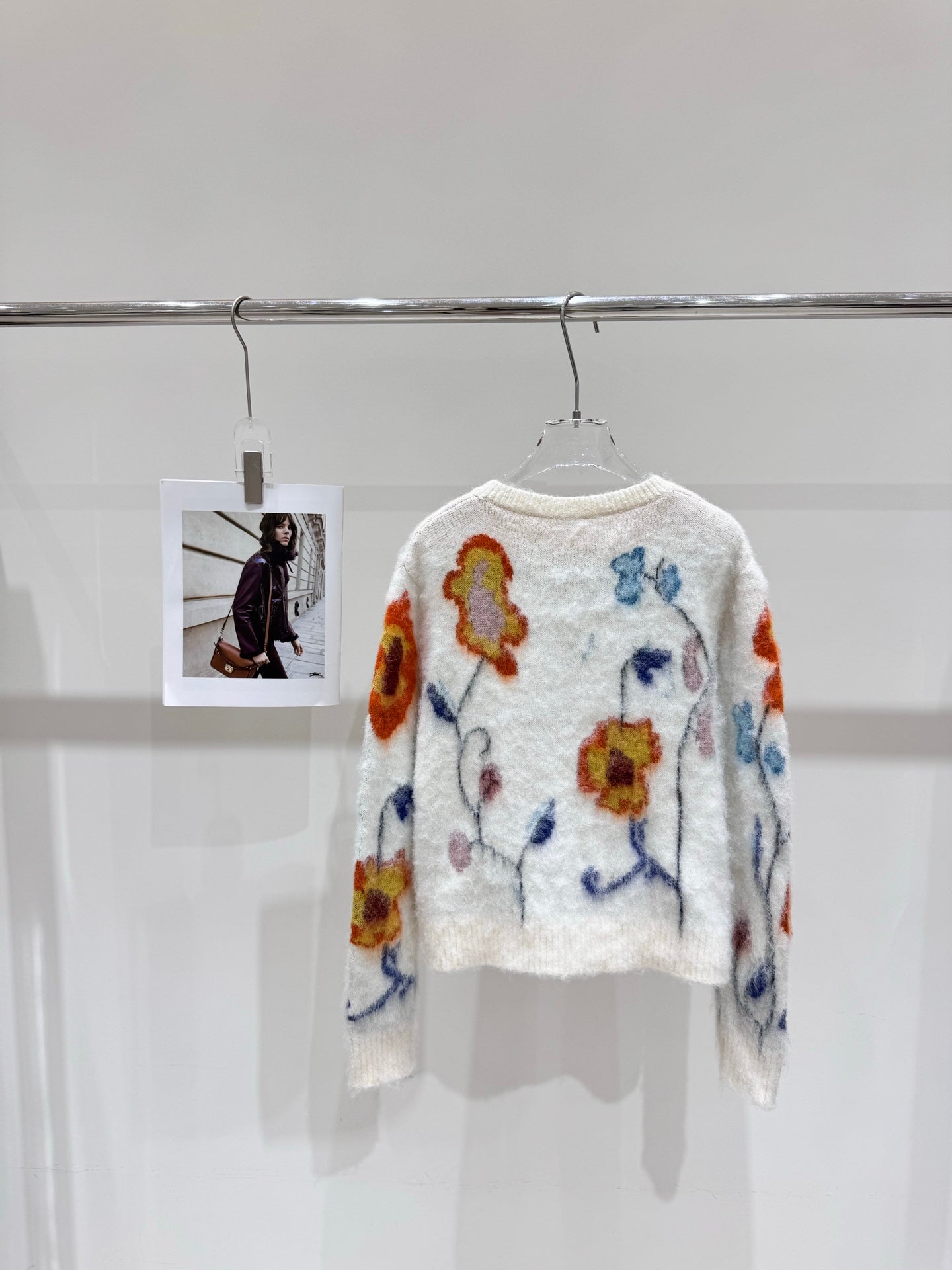 Handmade Embroidered Embroidered Knitted Cardigan