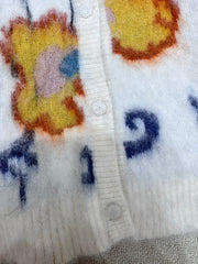 Handmade Embroidered Embroidered Knitted Cardigan