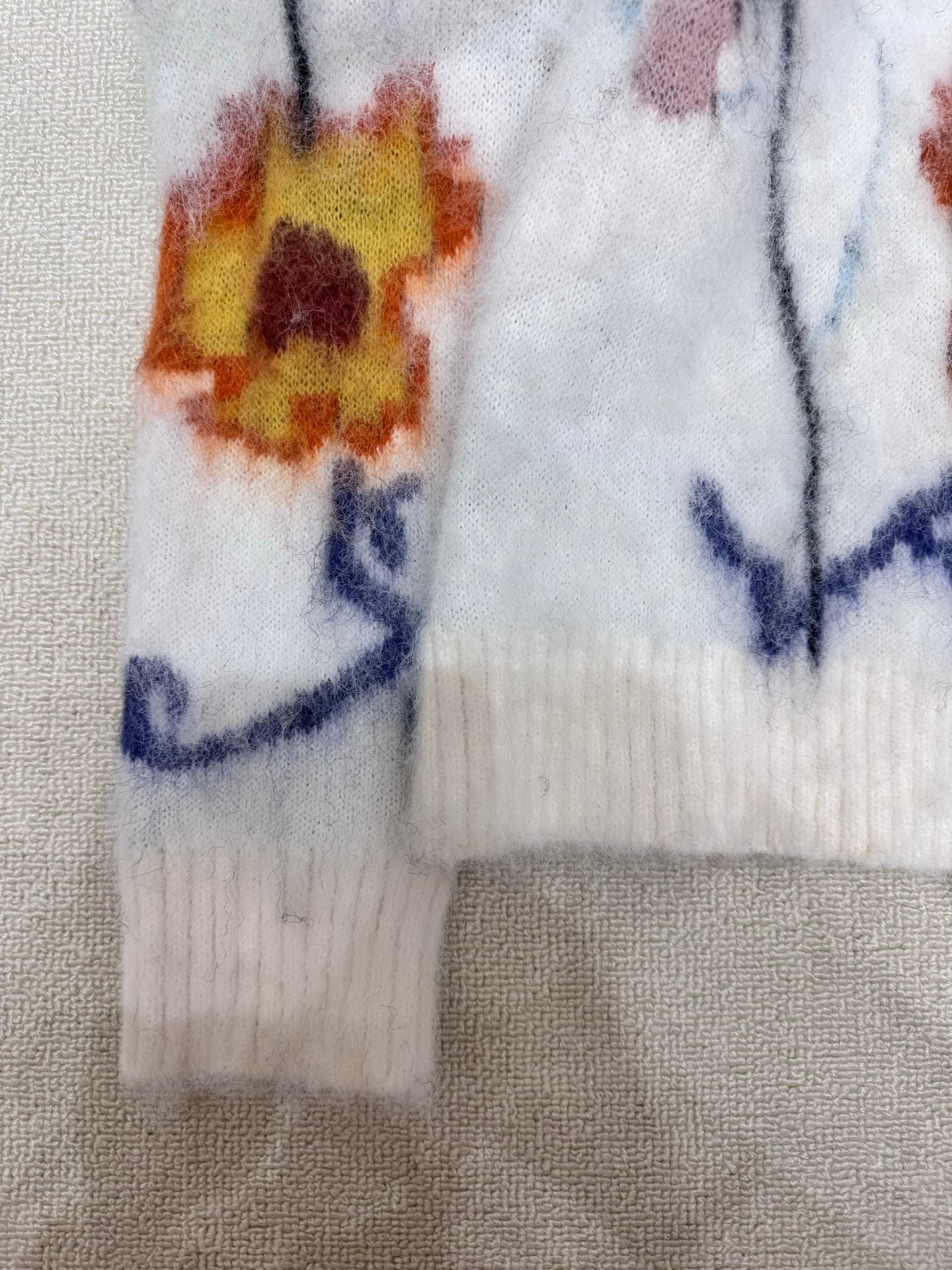 Handmade Embroidered Embroidered Knitted Cardigan