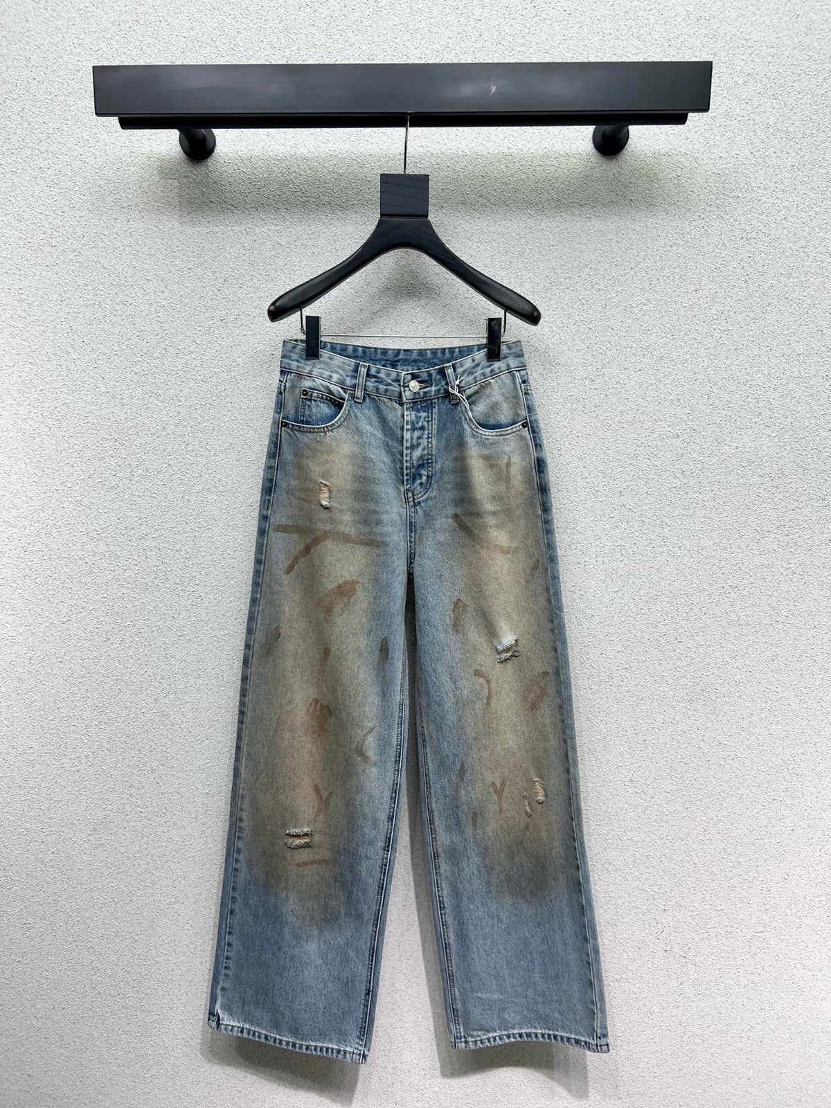 Make old, washed, dirty pants