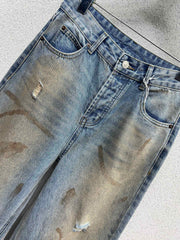 Make old, washed, dirty pants