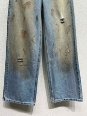 Make old, washed, dirty pants