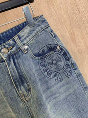 New printed jeans