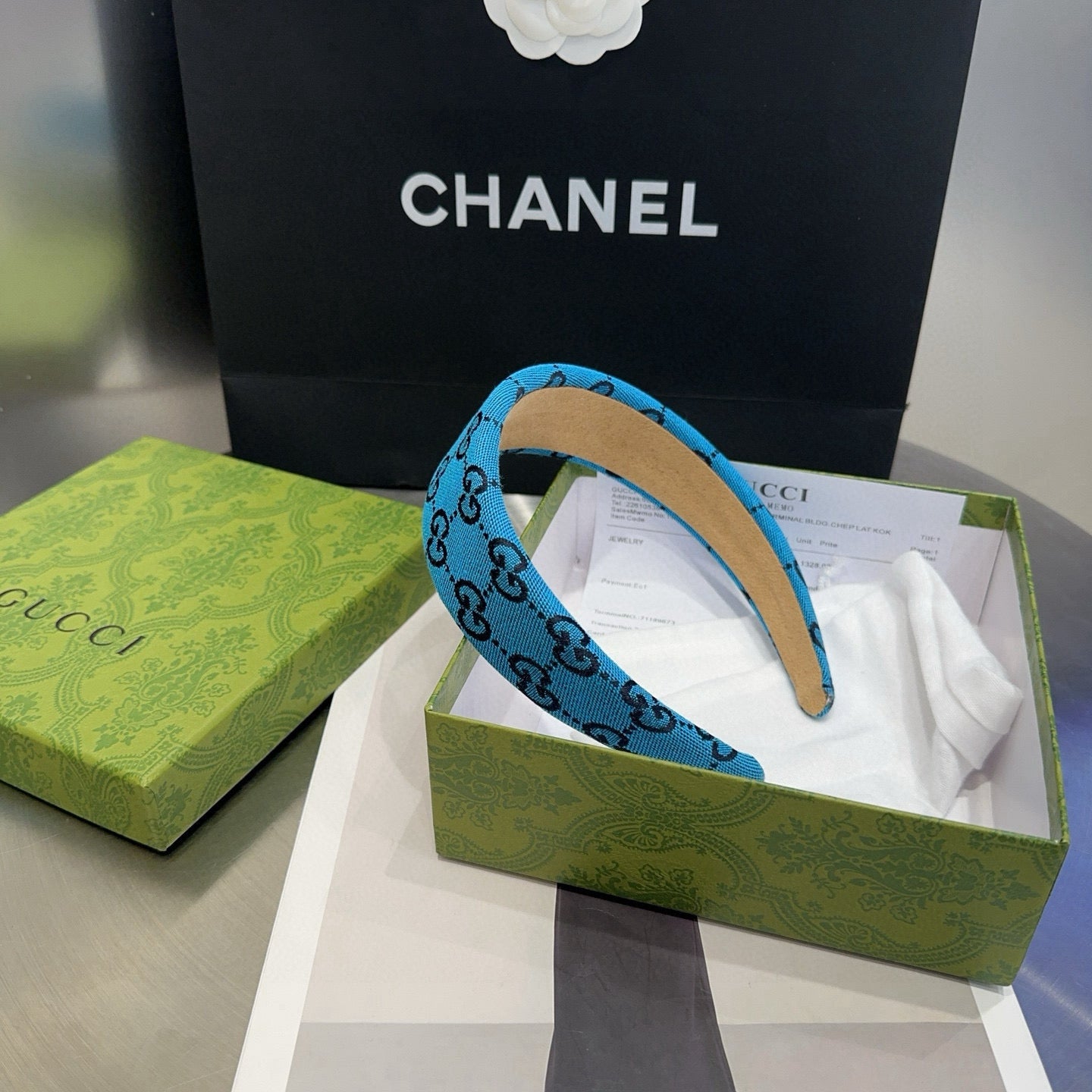Classic letter headband